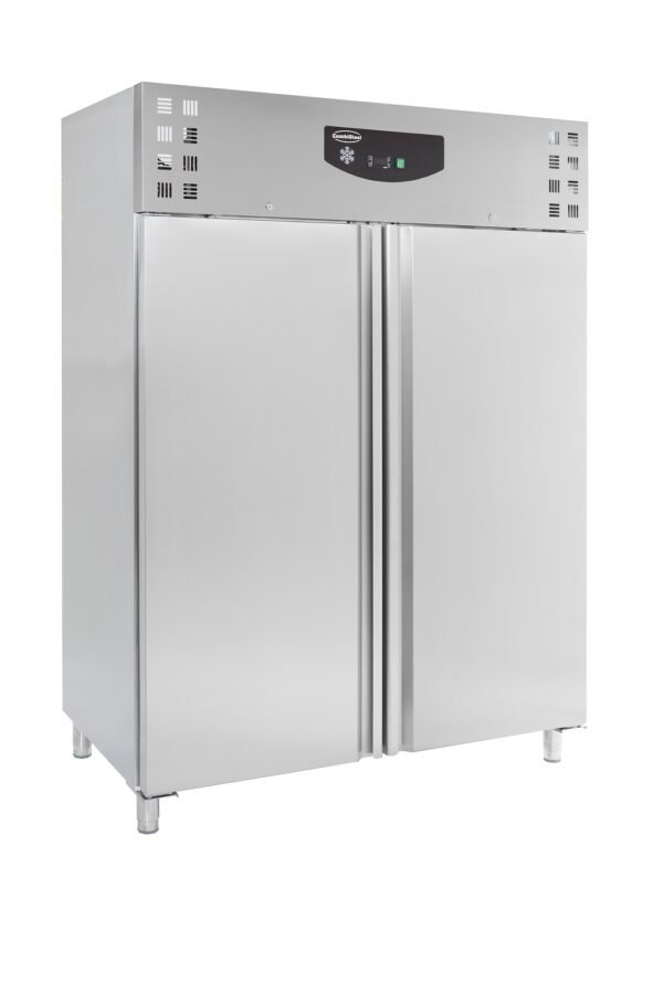 RÉFRIGÉRATEUR EN ACIER INOX 2 PORTES