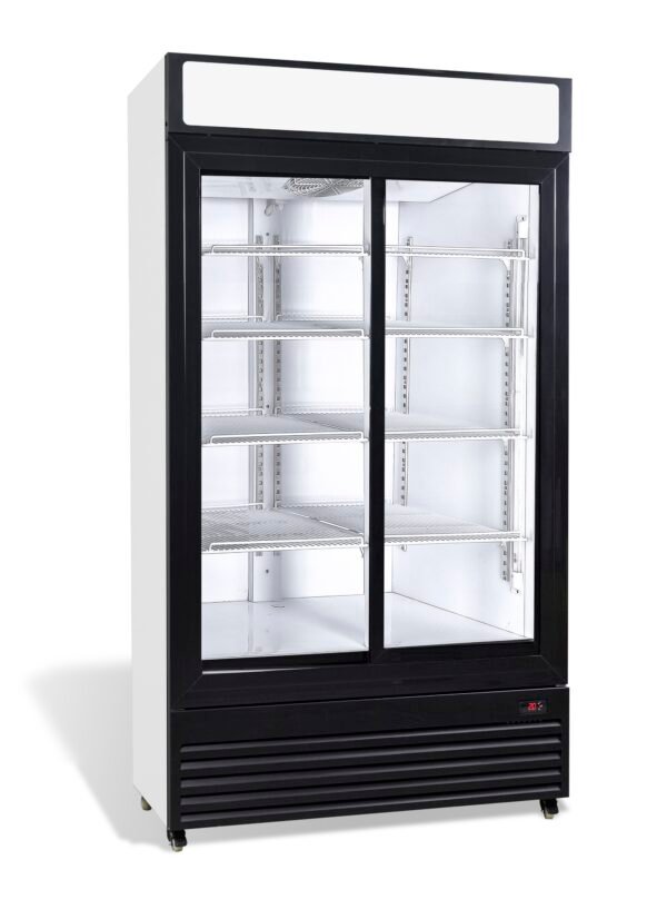RÉFRIGÉRATEUR AVEC PORTES COULISSANTES EN VERRES BEZ-750 SL